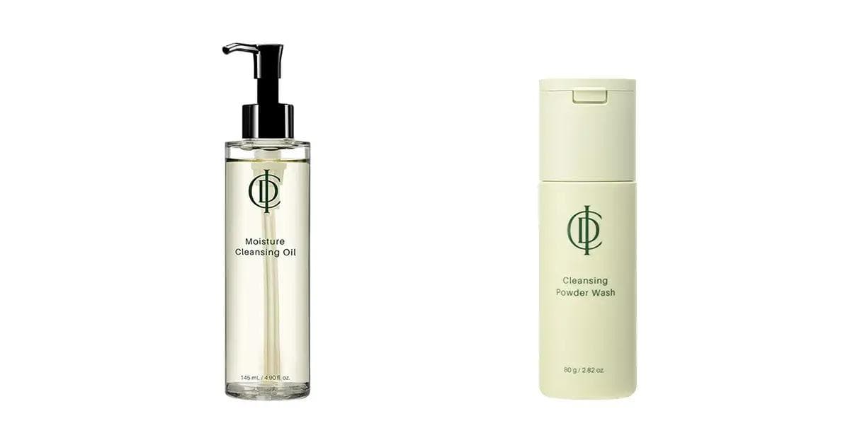 INCELLDERM Moisture Cleansing Oil & Cleansing Powder Wash