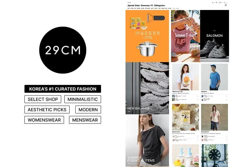 29cm Kore's biggest curated platform to shop korean clothing online
