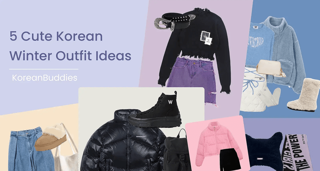 Cute Korean Winter Outfit Ideas