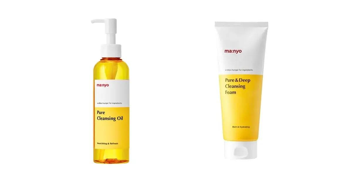 Manyo Pure Cleansing Oil & Pure Deep Cleansing Foam