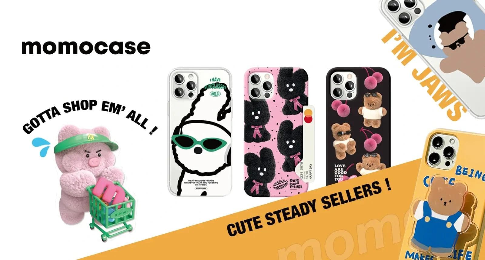 Momocase cute animal phone cases