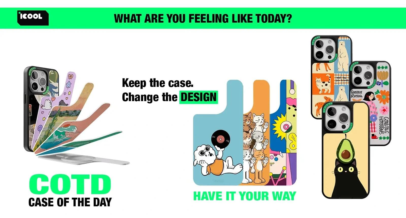 i.COOL customizable phone cases