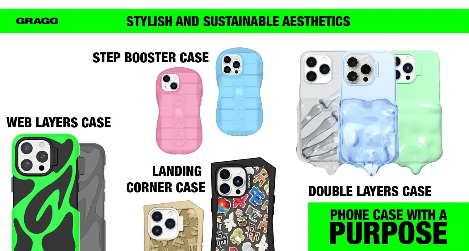GRAGG aesthetic phone cases