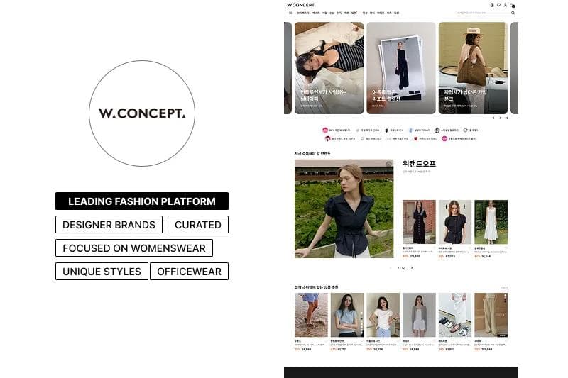 WConcept to discover designer brands and shop korean clothing online