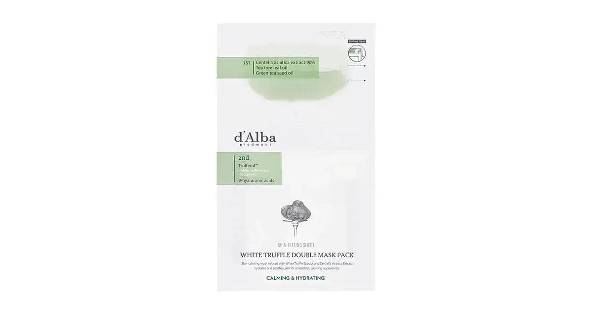 D'Alba White Truffle Double Mask Pack